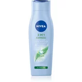 Nivea 2in1 express šampon in balzam za vse tipe las 250 ml za ženske