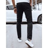 DStreet Men's Casual Trousers Black Cene