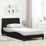  Okvir za krevet bez madraca Hanko crni 100x200 cm od tkanine | shoptok.hr