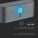  LED Spoljašnje solarno zidno svetlo sa senzorom LED/2,5W/3,7V 3000K IP54 | Eponuda.com