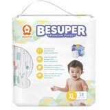 BeSuper_Premium BeSuper Premium Pelene-Gaćice XL (13-17 kg) 18 kom Cene
