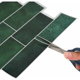  Subway pločica 20 pcs Tamnozelena 29 x 21 cm Poliuretan i PET | shoptok.hr