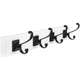 WALTECO Letev za obešanje (Do x Š x V: 450 x 90 x 100 mm, Število kaveljčkov: 4 kos, MDF) | Shoptok.si