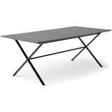 Hammel Furniture Črna raztegljiva jedilna miza s črno mizno ploščo 100x210 cm Meza – Cene