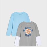 Sinsay Pamučna majica kratkih rukava 2 pack | shoptok.hr