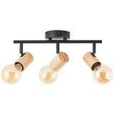 Brilliant Spot svetlo KERRY 3xE27/40W/230V crna/bambus | Eponuda.com