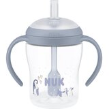 Nuk Perfect Match Penguin steklenička s slamico 8m+ 150 ml | Shoptok.si
