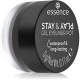 Essence STAY & PLAY tekoče črtalo za oči odtenek 01 Black 5 g | Shoptok.si