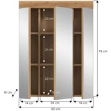 MID.YOU OMARA Z OGLEDALOM 60/79/18 cm | Shoptok.si