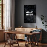  Slika - Pixel Game Over 40x60 Na talijanskom platnu | shoptok.hr