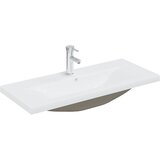 Maison Chic Vgradni Umivalnik - Kopalna umivalnik - Lavabo s pipo 91x39x18 cm keramičen bel, (21684533) Cene
