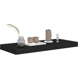  Plutajuće zidne police 2 kom crne 60 x 23 5 x 3 8 cm MDF | shoptok.hr