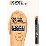 Flormar Eye Puff Concealer tekući korektor sa spužvastim aplikatorom nijansa 001 Fair 3.3 ml | shoptok.hr