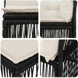  Kutna sofa Crna poliratan | shoptok.hr