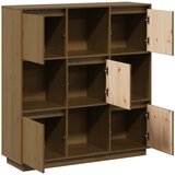  Visoka komoda boja meda 110,5 x 35 x 117 cm od masivne borovine | Eponuda.com