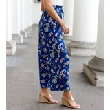 UR/CEO Blue floral wide pants Palermo | Shoptok.si