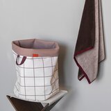 Mette Ditmer Denmark Kremno bel tekstilni koš za perilo 5 l Mesh – | Shoptok.si