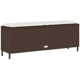  vrtna klop z blazino, 110x30x40,5 cm | Shoptok.si