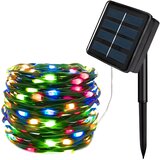 IZMAEL LED svjetla sa solarnim panelom - 20m (200 LED žarulja) - Višebojni Cijene