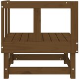  Kutna vrtna sofa smeđa boja meda od masivne borovine | shoptok.hr