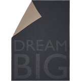 David Fussenegger Luca odeja iz flanela "Dream Big" - antracitna | Shoptok.si