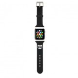 pašček za uro Karl Lagerfeld KLAWMSLCK za Apple Watch 38 / 40 mm - Choupettes Head črn Cene