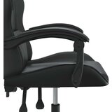  Okretna igraća stolica crna od umjetne kože | shoptok.hr