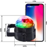 Venisymlis Disko Krogle Disko Krogla Led Disko Lučka 6 Barv Rgb Led Zabava Glasba Controlled Disko Svetlobni Učinki Disko Lučka 360° Svetloba, (22068240) | Shoptok.si