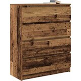  Komoda boja starog drva 80x35x99 cm od konstruiranog drva | shoptok.hr