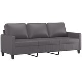  2-dijelni set sofa s jastucima sivi od umjetne kože Siva | shoptok.hr
