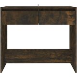 vidaXL Konzolni stol boja dimljenog hrasta 89 x 41 x 76,5 cm iverica | shoptok.hr