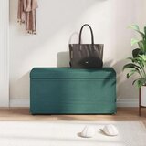  Stolica Temno zelena 81 x 41 x 40 cm Tkanina in obdelano les, (5000302389) | Shoptok.si