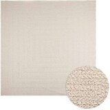  Rug "ZIZUR" Cream 240x240 cm Juta videz Notranje in zunanje | Shoptok.si
