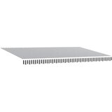 Tenda na ručno uvlačenje s LED antracit i bijela 500x300 cm | shoptok.hr
