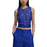 Desigual Majice brez rokavov BLUS_TÁNATOS 25SWBW25 Modra Cene