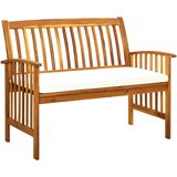 vidaXL Vrtna klop z blazino 119 cm trden akacijev les Cene