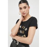 Morgan Kratka majica ženski, črna barva | Shoptok.si