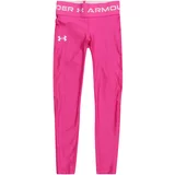 Under Armour Sportske hlače roza / bijela