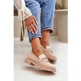 Boto Women's Moccasins With Decoration Eco Leather Beige Tialorae | ePonuda.com