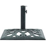  Stalak za suncobran zeleni 12 kg 49 cm od lijevanog željeza | shoptok.hr
