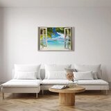  Slika - Window: Sea View 60x40 Premium Print | shoptok.hr