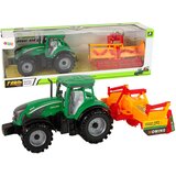  Zelen traktor z oranžnim kultivatorjem za otroke | Shoptok.si
