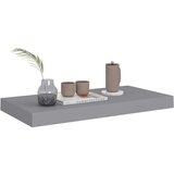 vidaXL plutajuće zidne police 2 kom sive 50 x 23 x 3,8 cm MDF | shoptok.hr