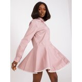 Italy Moda Dress-DHJ-SK-6801.63P-Light Pink | Shoptok.si