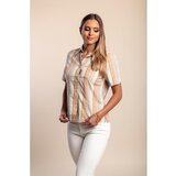 Fenzy Prugasta Košulja Kratkih Rukava, Narančasta | shoptok.hr