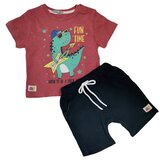  Komplet za bebe 3718, Bordo-crni | Eponuda.com