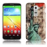 Cadorabo Case, združljiv z LG -jem z New Yorkom - Kip Of Liberty Print - Trda zaščitna ovitek pri trendovskem oblikovanju, (20563823) | Shoptok.si