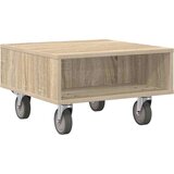  Stranska miza s kolesi Sonoma hrast 50,5 x 50 x 30 cm, (5000201845) | Shoptok.si