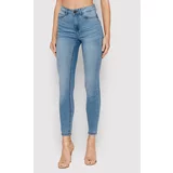 Noisy May Jeans hlače Callie 27010813 Modra Skinny Fit