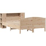  Krevet s regalom za knjige bez madraca 140x190 cm od borovine | shoptok.hr